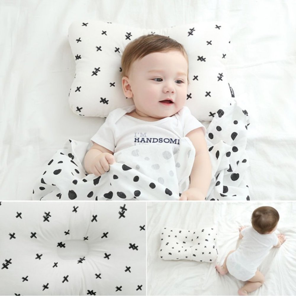 ORGANIC COTTON PILLOW AND BLANKET SET